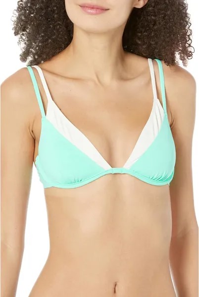 Купальный топ L*Space Fused Zendaya Top, цвет Bright Teal/Cream
