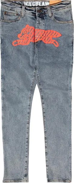 Джинсы Icecream Neon Cherry Jean 'Light Wash', синий