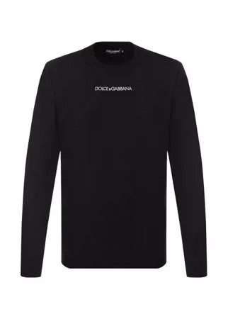 Хлопковый лонгслив Dolce & Gabbana