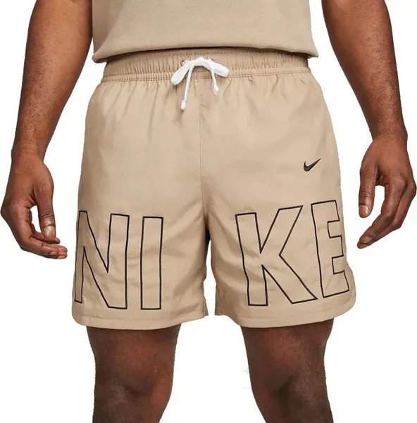 Мужские спортивные шорты из струящейся ткани Nike Sportswear, хаки