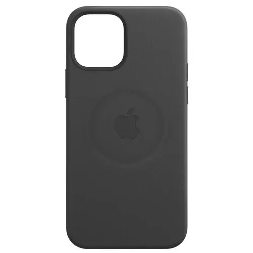 Apple iPhone 12 / 12 Pro Leather Case with MagSafe Black