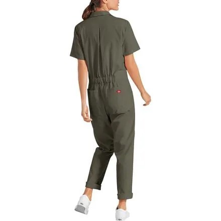 Комбинезон Flex с короткими рукавами — женский Dickies, цвет Moss Green