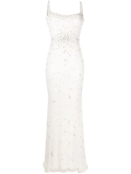 Свадебное платье Kabla с пайетками Jenny Packham, белый