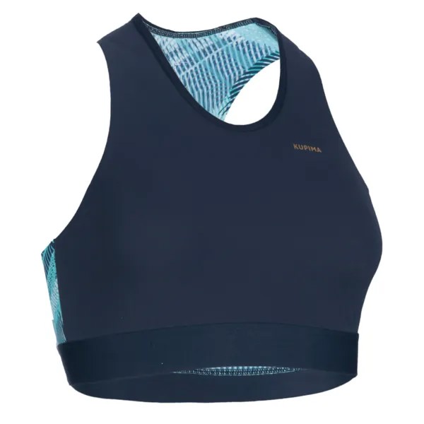 Укороченный топ Decathlon Athletics Kalenji, зеленый