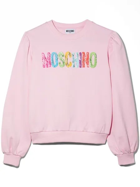Moschino Kids толстовка с логотипом
