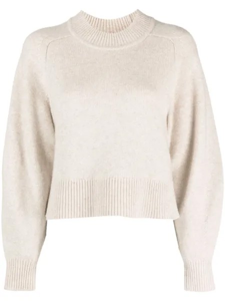 ISABEL MARANT джемпер Leandra из смесовой шерсти мериноса, нейтральный цвет