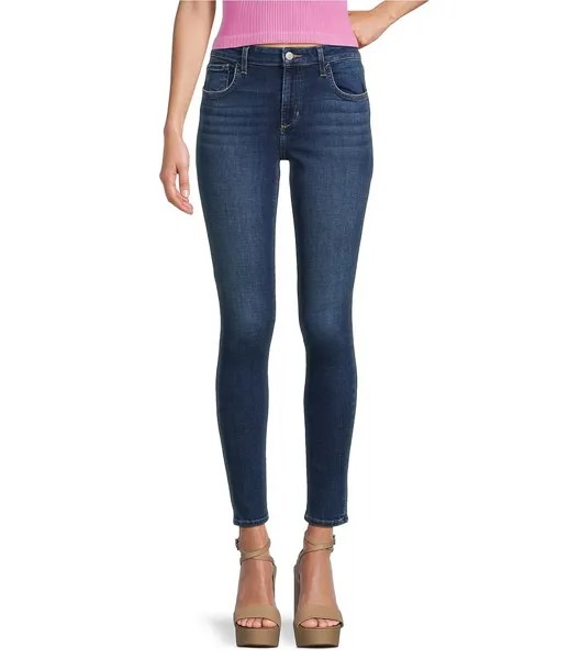Joe's Jeans Джинсы скинни со средней посадкой до щиколотки The Icon, синий