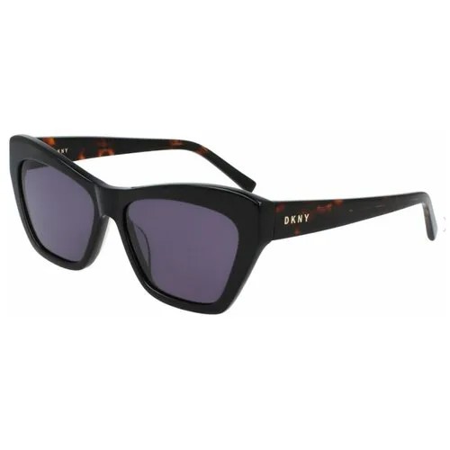 Солнцезащитные очки DKNY, черный, серый