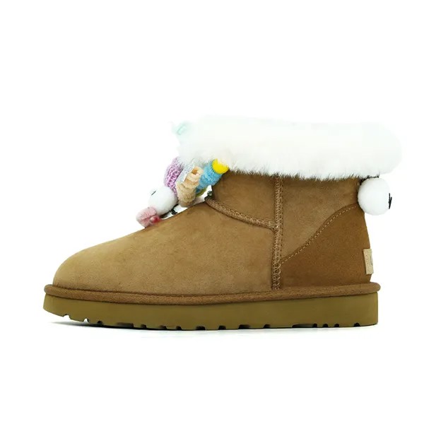 CLASSIC MINI Зимние ботинки женские каштановые Ugg