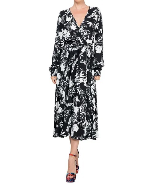 Женское платье миди LilyPad Meghan Los Angeles, цвет Dahlia black