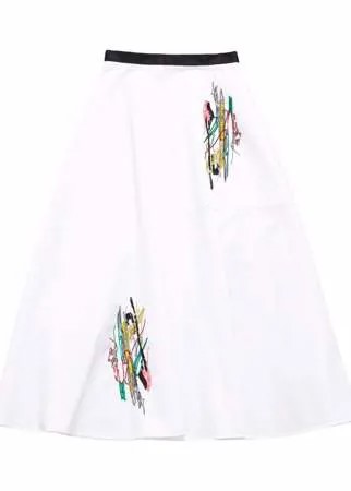 Christopher Kane юбка миди с пайетками
