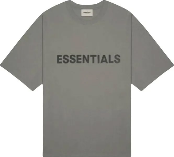 Футболка Fear of God Essentials T-Shirt 'Charcoal', серый