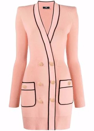 Elisabetta Franchi двубортное трикотажное платье