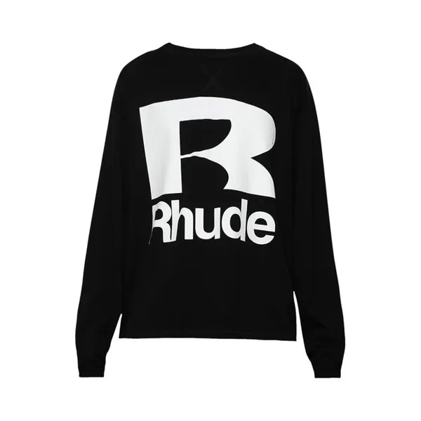 Лонгслив Rhude Petrol Long-Sleeve, черный