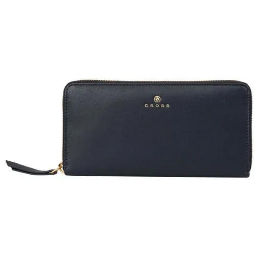 Кошелёк Cross Monaco Navy, кожа наппа, гладкая, цвет тёмно-синий, 19,5 x 10,2 x 2 см CROSS MR-AC898287_1-5