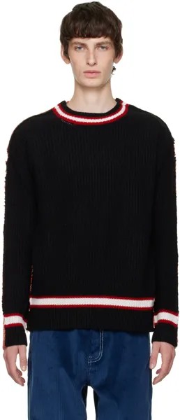 Черно-красный свитер с короткими рукавами Marni