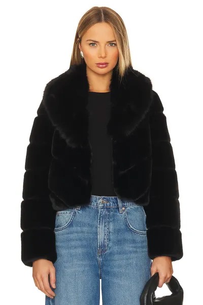 Куртка Generation Love Vinci Faux Fur, черный