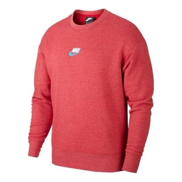 Толстовка Nike Sportswear Club Crew Neck Shirt 'RedPink', красный