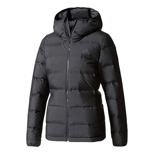 Куртка гелионик пуховик Adidas, черный