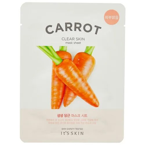 It'S SKIN Увлажняющая тканевая маска The Fresh с морковью, 19 г