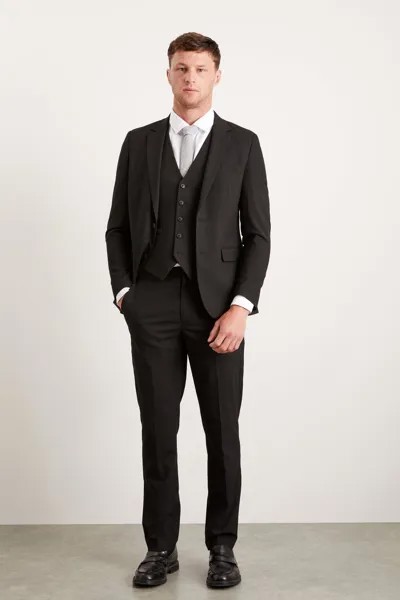 Черный пиджак Slim Fit Essential Burton, черный