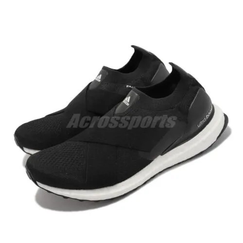 Adidas Ultraboost Slip On DNA W Черная белая женская повседневная обувь для бега GX5084