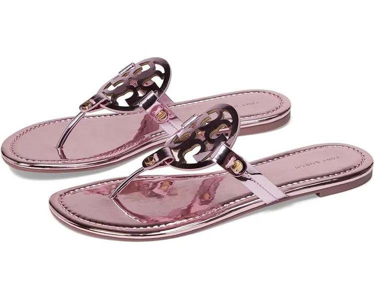 Сандалии Tory Burch Miller Flip-Flop, цвет Petunia Metallic