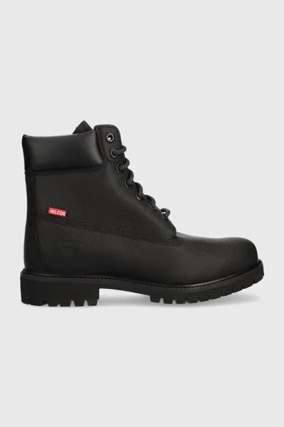 6-дюймовые кожаные походные ботинки Premium Boot Timberland, черный