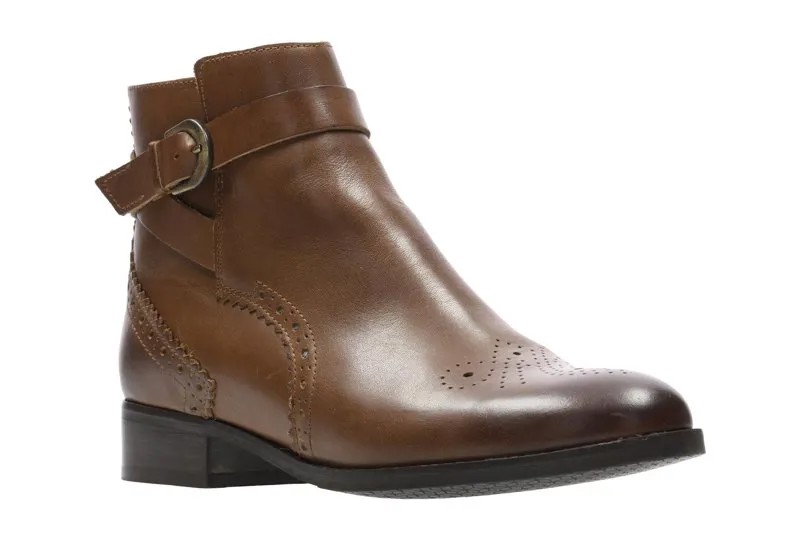 Женские полусапоги Clarks(Netley Olivia 26128516), коричневые
