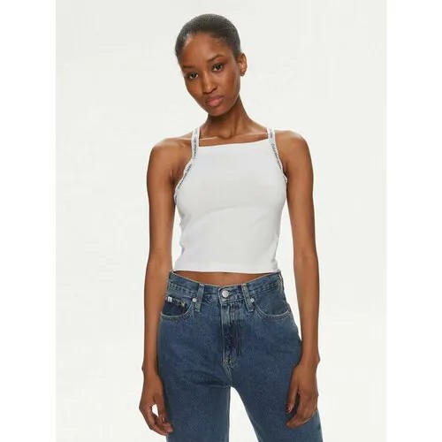 Топ Calvin Klein Jeans, размер XS [INT], белый