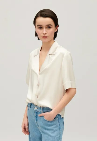 Рубашка Fluide Manches Courtes Claudie Pierlot, телесного цвета