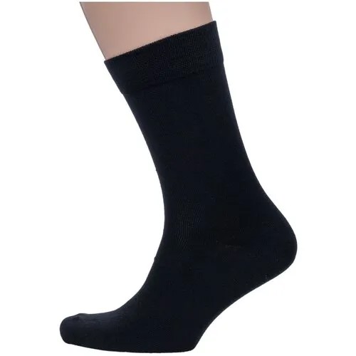 Мужские носки Grinston, 1 пара, классические, утепленные, размер 25, черный