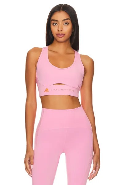 Бюстгальтер adidas by Stella McCartney True Strength Medium Support, цвет Semi Pink Glow