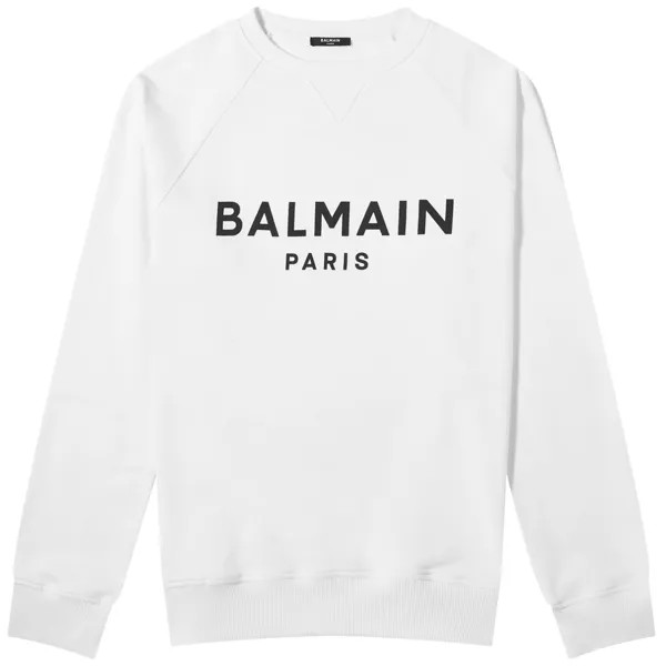 Свитшот Balmain Paris Logo, цвет White & Black