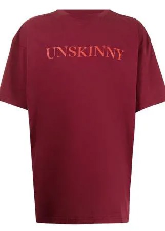 VETEMENTS футболка Unskinny с надписью