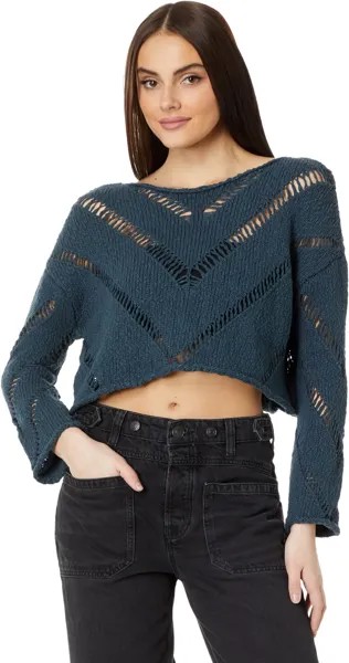 Свитер Free People Hayley Sweater, цвет Ocean Abyss