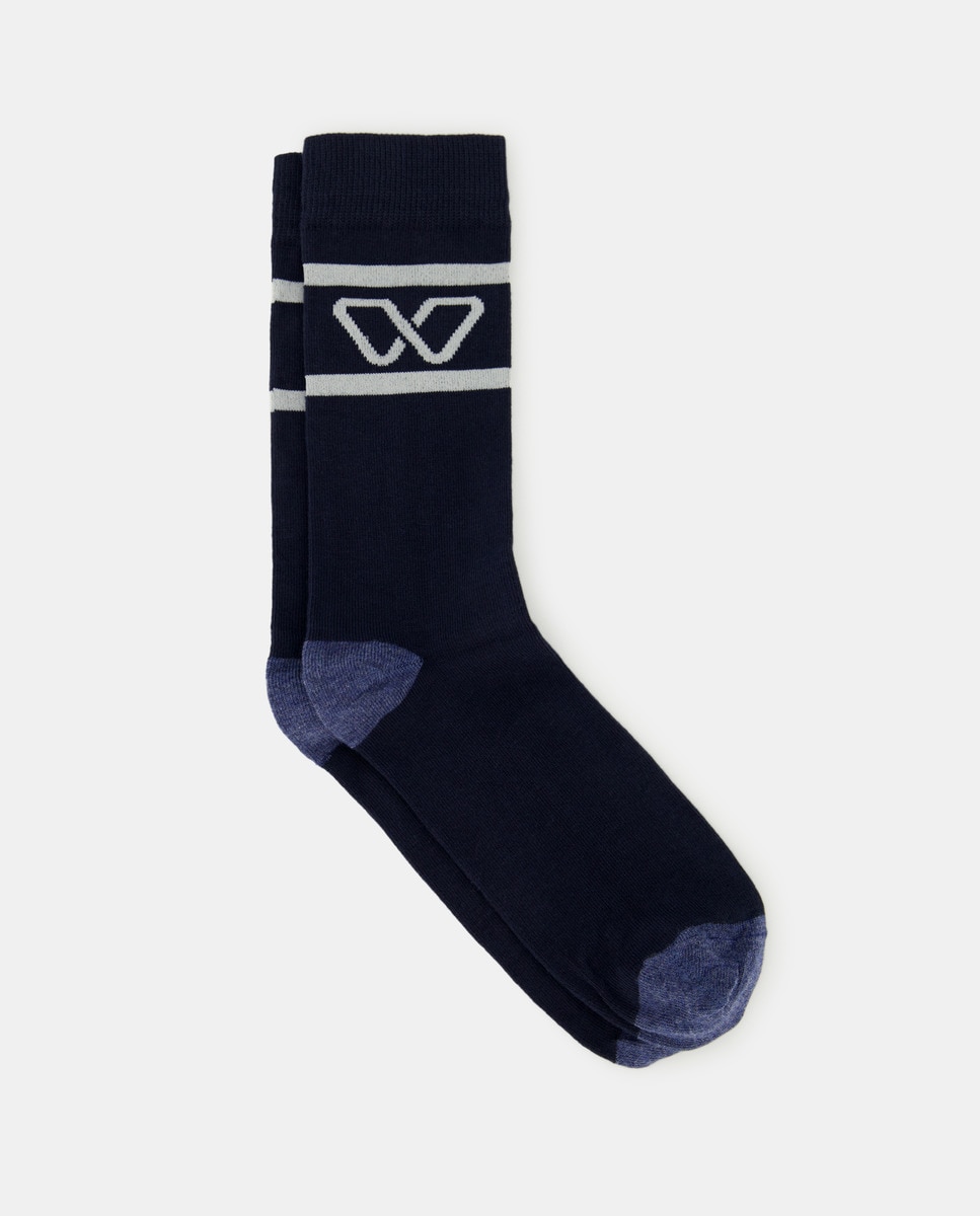 Мужские носки с принтом темно-синего цвета производства Испании. Easy Wear, темно-синий