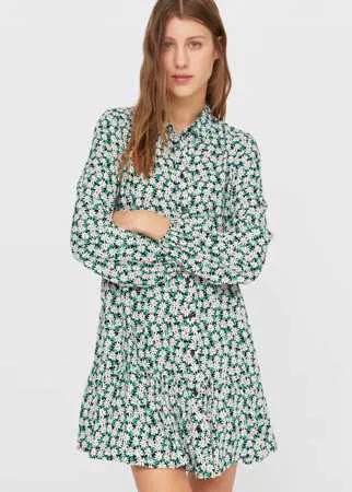 Stradivarius Платье-Рубашка Multicolor L
