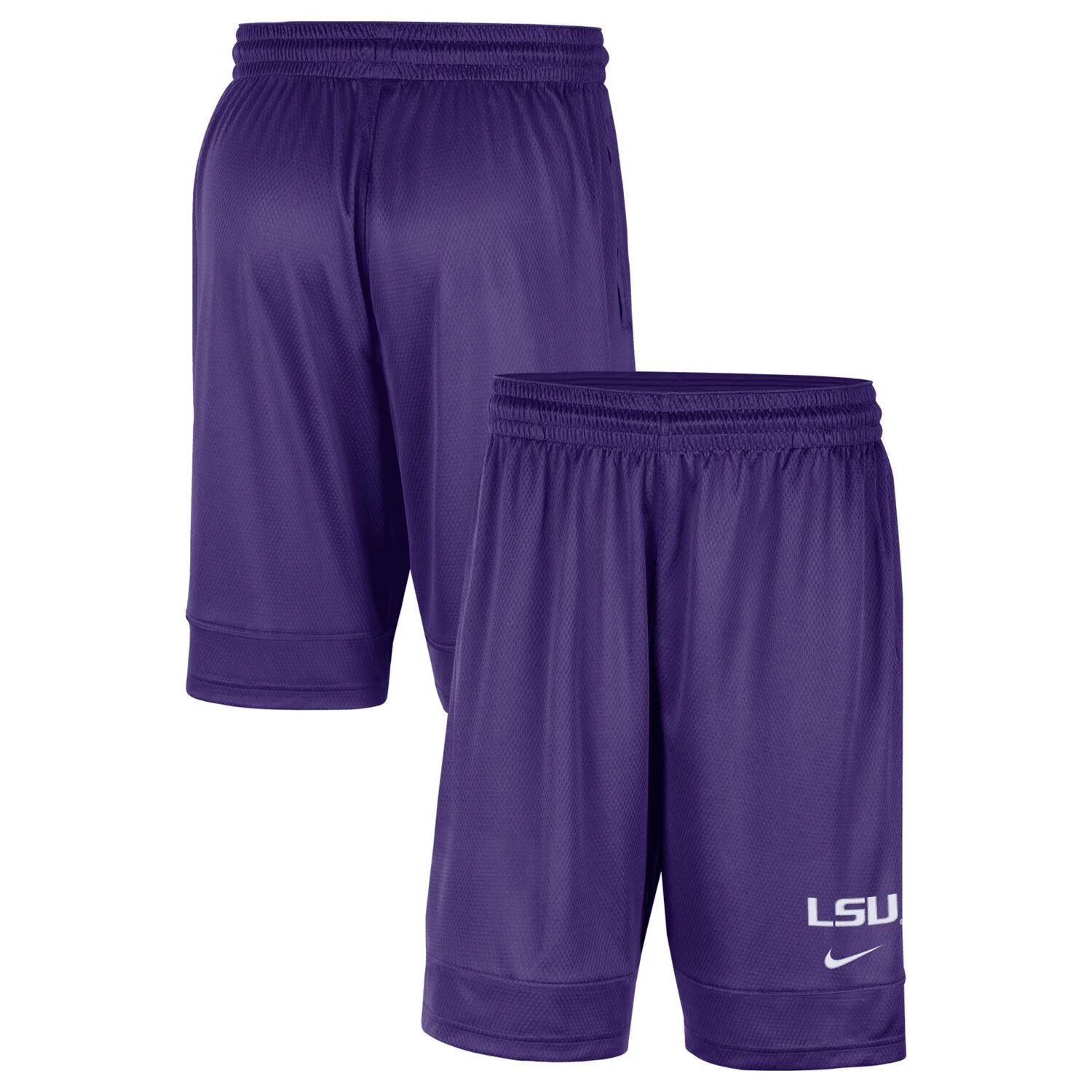 Мужские фиолетовые шорты LSU Tigers Fast Break Team Performance Nike