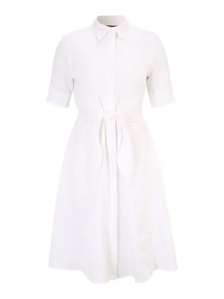 Платье-рубашка Lauren Ralph Lauren Petite, белый
