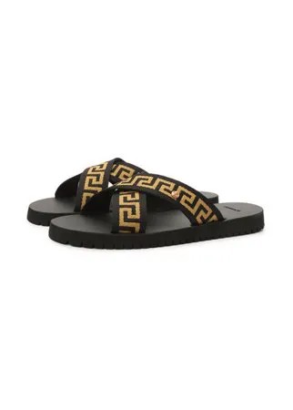 Текстильные шлепанцы Nastro Versace