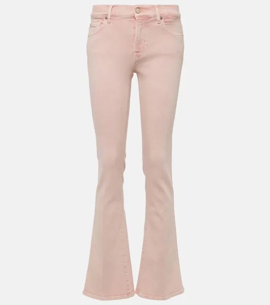 Джинсы Bootcut со средней посадкой 7 For All Mankind, синий