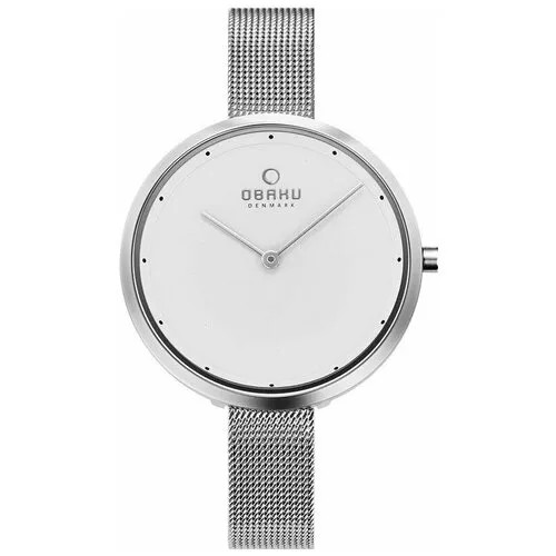 Наручные часы OBAKU Наручные часы Obaku V227LXCIMC, серебряный