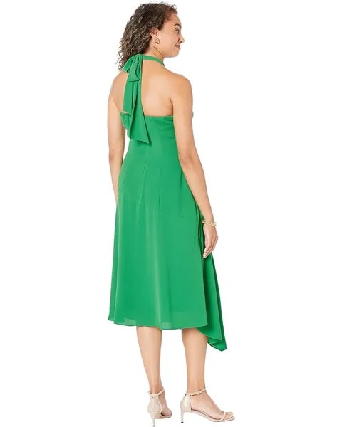 Платье Donna Morgan Halter Maxi Dress, цвет Medium Green