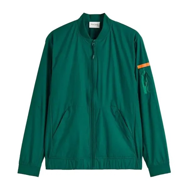 Куртка H&M Water-Repellent Running, темно-зеленый