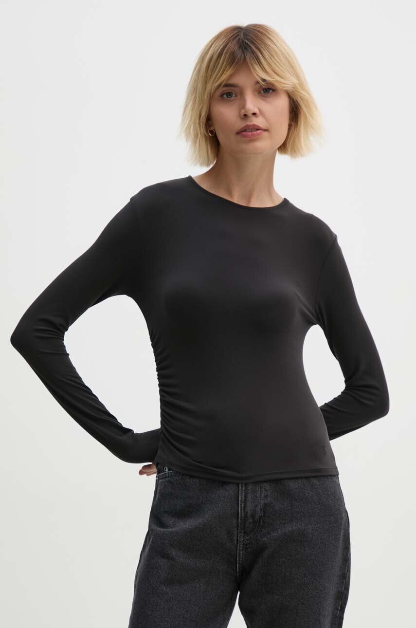 Рубашка с длинными рукавами Calvin Klein Jeans, черный