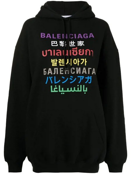 Balenciaga худи с логотипом