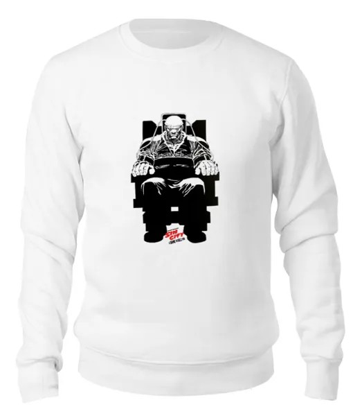 Свитшот унисекс Printio Sin city / город грехов белый L
