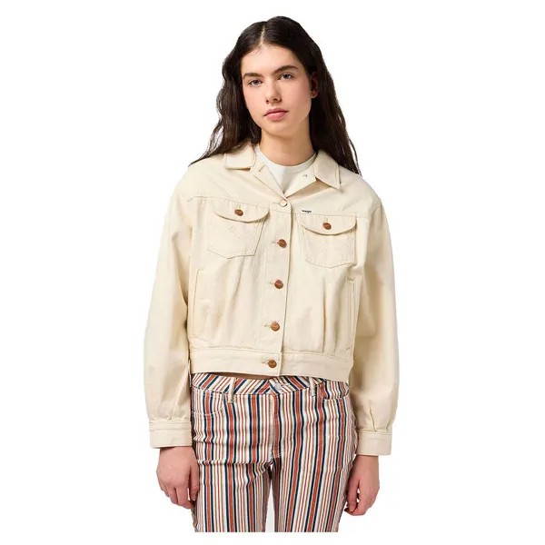Куртка Wrangler 112350359 Western Denim, бежевый