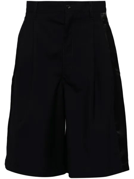 Comme Des Garçons Shirt шорты со складками, синий